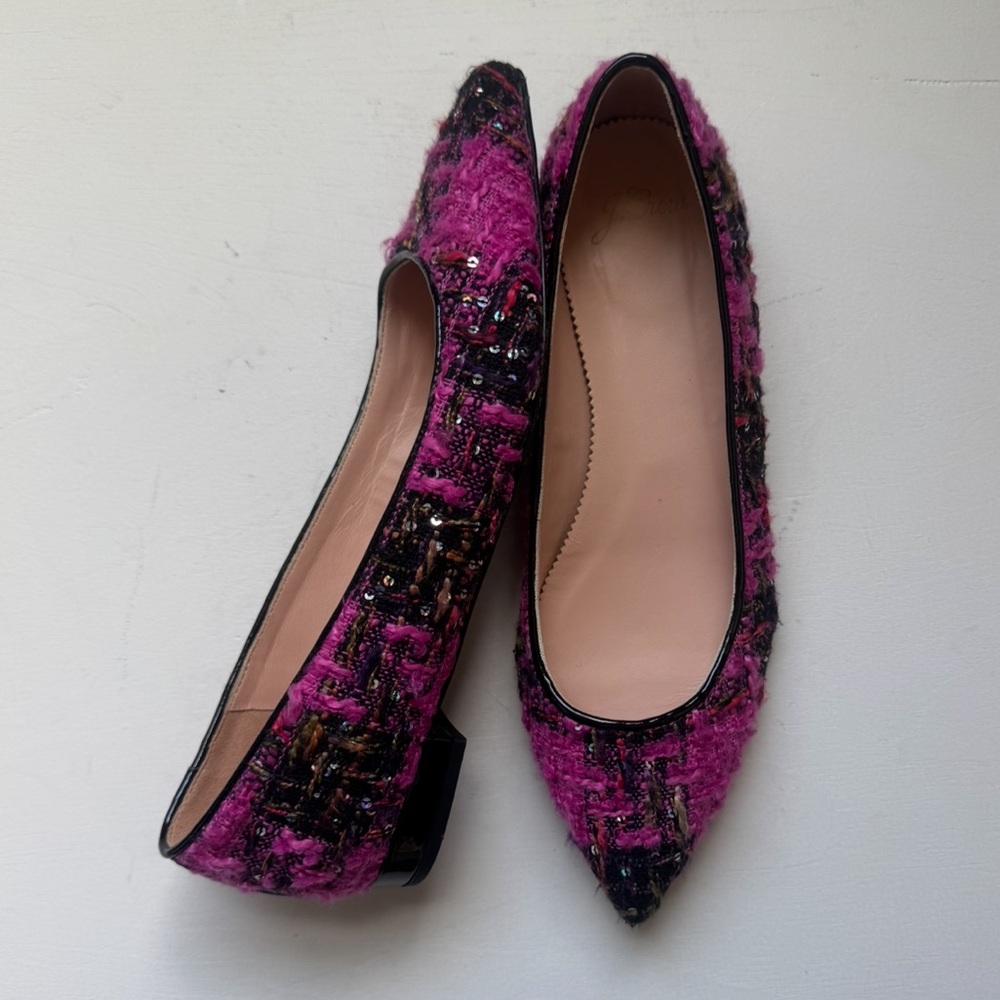 J. Crew Pink and Black Flats - Picture 10 of 16